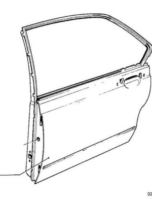 BMW 7-Serie E23 Achterdeur links