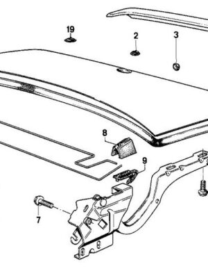 BMW 7-Serie E23 Kofferdeksel / achterklep